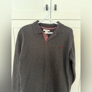 Roots Gray and Burgundy Men's Shirt